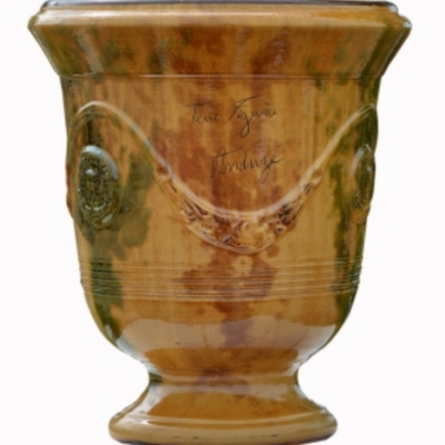 vase emaille flamme